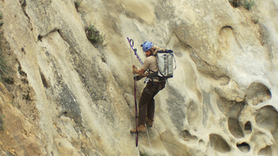 Joseph Brandt on Rappel